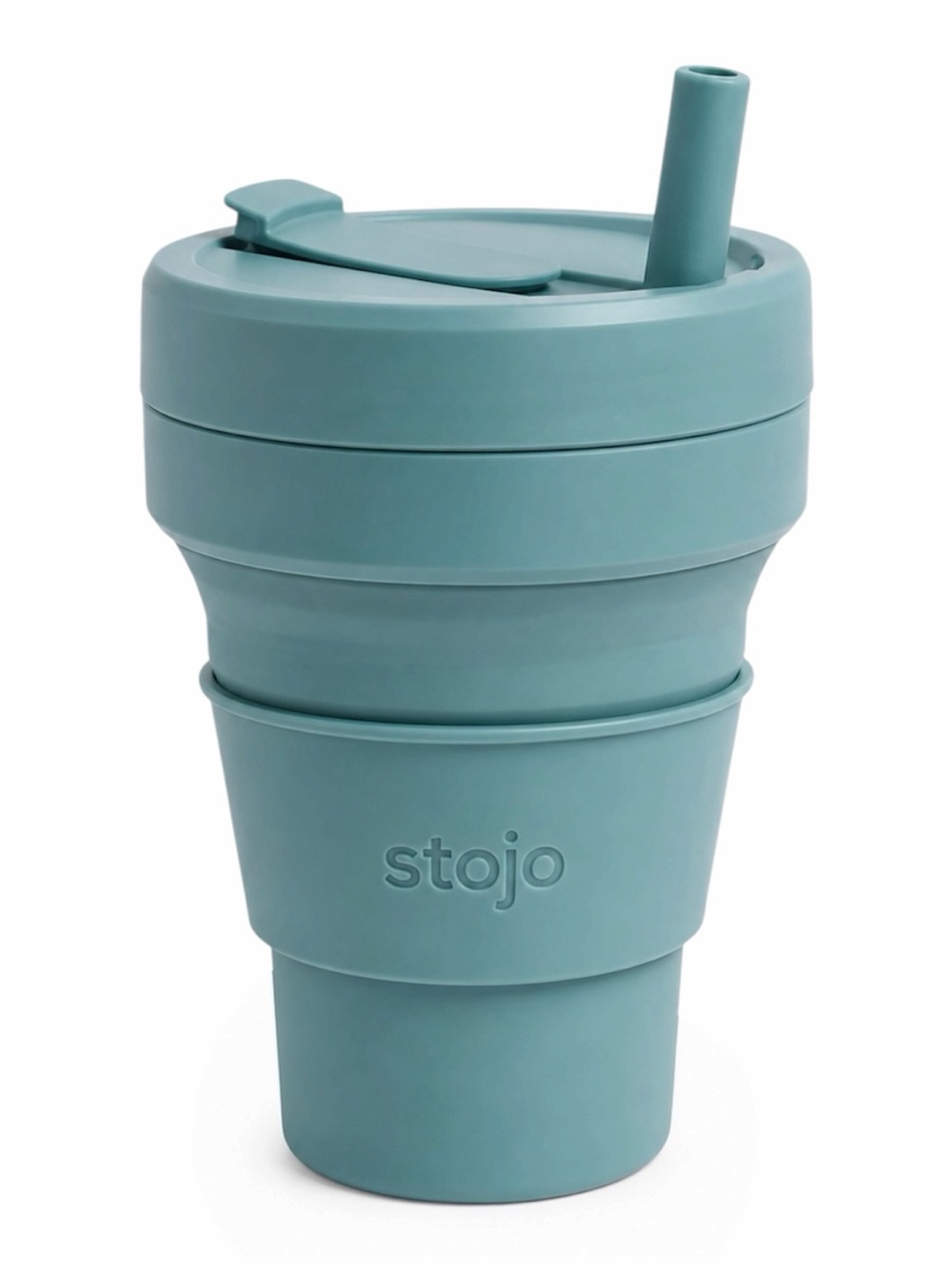 STOJO BIGGIE COLLAPSIBLE CUP EUCALYPTUS 16 OZ - BRAND NEW